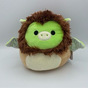Squishmallows Desmund Dragon Plush Toy Lion Costume 8 Inch Green Kellytoy Gifts